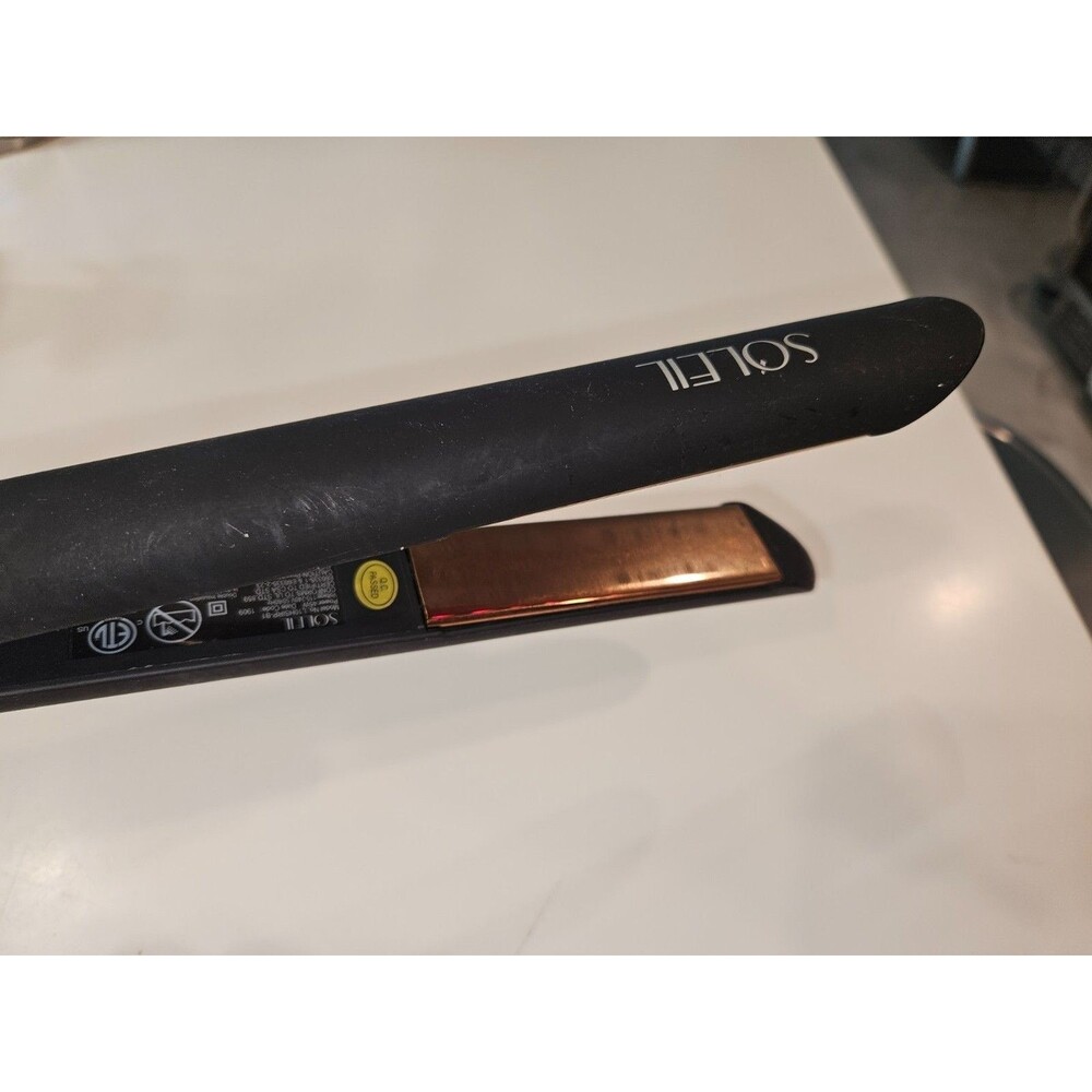 Hair Straightener Soleil Professional Infrared Flat Iron Black Model L10HSIRP-B1